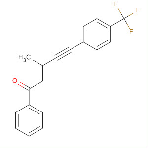 499200-40-7  4-Pentyn-1-one, 3-methyl-1-phenyl-5-[4-(trifluoromethyl)phenyl]-