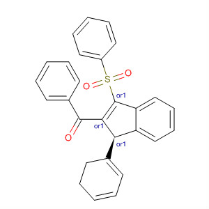499203-14-4  Methanone,[(1R,2R,3R)-2,3-dihydro-1-phenyl-3-(phenylsulfonyl)-1H-inden-2-yl]phenyl-, rel-