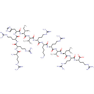 499203-51-9  L-Arginine,L-arginyl-L-arginyl-L-arginyl-L-histidyl-L-isoleucyl-L-valyl-L-arginyl-L-lysyl-L-arginyl-L-threonyl-L-leucyl-L-arginyl-