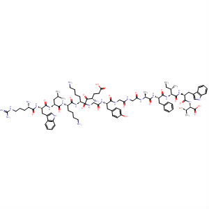 499208-07-0  L-Threonine,L-arginyl-L-tryptophyl-L-leucyl-L-lysyl-L-a-glutamyl-L-lysylglycyl-L-tyrosylglycylglycyl-L-alanyl-L-phenylalanyl-L-isoleucyl-L-tryptophyl- 499208-07-0  L-Threonine,L-arginyl-L-tryptophyl-L-leucyl-L-lysyl-L-a-glutamyl-L-lysylglycyl-L-tyrosylglycylglycyl-L-alanyl-L-phenylalanyl-L-isoleucyl-L-tryptophyl-