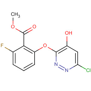 499225-82-0  Benzoic acid, 2-[(6-chloro-4-hydroxy-3-pyridazinyl)oxy]-6-fluoro-, methylester