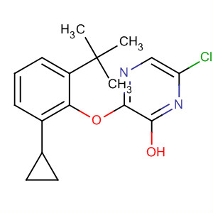 499227-81-5  4-Pyridazinol, 6-chloro-3-[2-cyclopropyl-6-(1,1-dimethylethyl)phenoxy]-