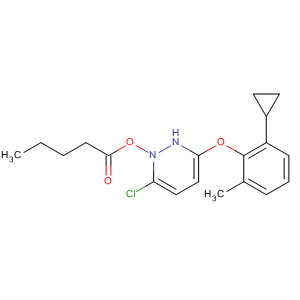 499230-00-1  Pentanoic acid,6-chloro-3-(2-cyclopropyl-6-methylphenoxy)-4-pyridazinyl ester
