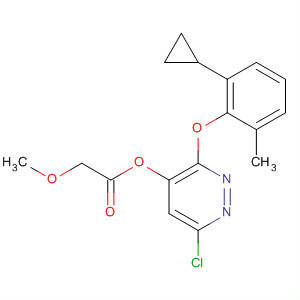 499231-96-8  Acetic acid, methoxy-,6-chloro-3-(2-cyclopropyl-6-methylphenoxy)-4-pyridazinyl ester