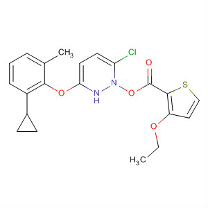 499233-49-7  2-Thiophenecarboxylic acid, 3-ethoxy-,6-chloro-3-(2-cyclopropyl-6-methylphenoxy)-4-pyridazinyl ester