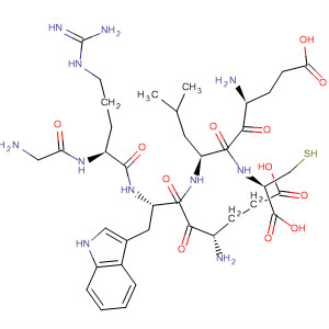 499237-16-0  L-Cysteine,glycyl-L-arginyl-L-a-glutamyl-L-tryptophyl-L-a-glutamyl-L-leucyl-