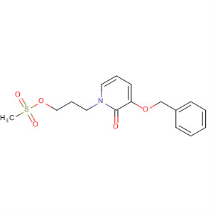 499237-87-5  2(1H)-Pyridinone, 1-[3-[(methylsulfonyl)oxy]propyl]-3-(phenylmethoxy)-