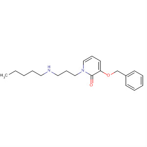 499237-90-0  2(1H)-Pyridinone, 1-[3-(pentylamino)propyl]-3-(phenylmethoxy)-