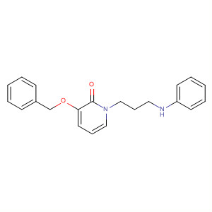 499237-94-4  2(1H)-Pyridinone, 1-[3-(phenylamino)propyl]-3-(phenylmethoxy)-