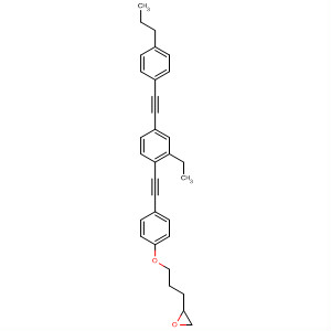 499239-32-6  Oxirane,[3-[4-[[2-ethyl-4-[(4-propylphenyl)ethynyl]phenyl]ethynyl]phenoxy]propyl]-