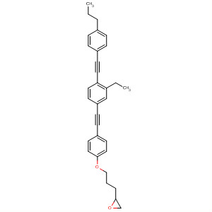 499239-36-0  Oxirane,[3-[4-[[3-ethyl-4-[(4-propylphenyl)ethynyl]phenyl]ethynyl]phenoxy]propyl]-
