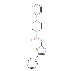 499240-38-9  1-Piperazinecarboxamide, N-(5-phenyl-2-thiazolyl)-4-(2-pyridinyl)-