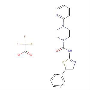 499240-39-0  1-Piperazinecarboxamide, N-(5-phenyl-2-thiazolyl)-4-(2-pyridinyl)-,mono(trifluoroacetate)
