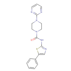 499240-40-3  1-Piperazinecarboxamide, N-(5-phenyl-2-thiazolyl)-4-(2-pyrimidinyl)-