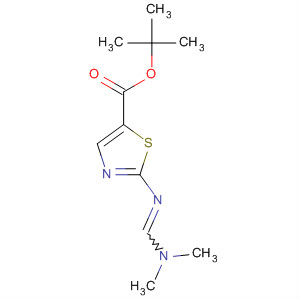499240-79-8  5-Thiazolecarboxylic acid, 2-[[(dimethylamino)methylene]amino]-,1,1-dimethylethyl ester