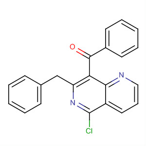 499241-27-9  Methanone, [5-chloro-7-(phenylmethyl)-1,6-naphthyridin-8-yl]phenyl-