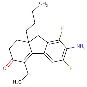 499241-62-2  3H-Fluoren-3-one,7-amino-9a-butyl-4-ethyl-6,8-difluoro-1,2,9,9a-tetrahydro-