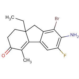 499241-98-4  3H-Fluoren-3-one,7-amino-8-bromo-9a-ethyl-6-fluoro-1,2,9,9a-tetrahydro-4-methyl-