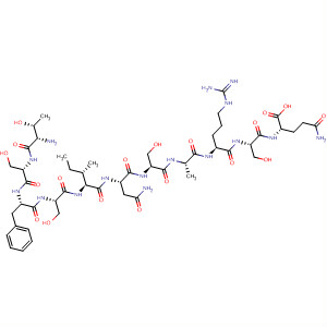 499242-24-9  L-Glutamine,L-threonyl-L-seryl-L-phenylalanyl-L-seryl-L-isoleucyl-L-asparaginyl-L-seryl-L-alanyl-L-arginyl-L-seryl-