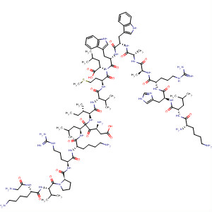 499764-37-3  L-Leucine,L-lysyl-L-leucyl-L-histidyl-L-arginyl-L-alanyl-L-alanyl-L-tryptophyl-L-tryptophylglycyl-L-lysyl-L-valyl-L-prolyl-L-arginyl-L-lysyl-L-a-aspartyl-L-leucyl-L-isoleucyl-L-valyl-L-methionyl-