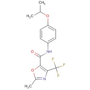 499766-94-8  5-Oxazolecarboxamide,2-methyl-N-[4-(1-methylethoxy)phenyl]-4-(trifluoromethyl)-
