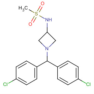 499771-61-8  Methanesulfonamide, N-[1-[bis(4-chlorophenyl)methyl]-3-azetidinyl]-