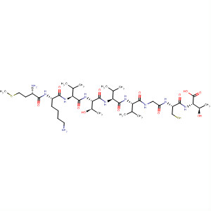 499773-12-5  L-Threonine,L-methionyl-L-lysyl-L-valyl-L-threonyl-L-valyl-L-valylglycyl-L-cysteinyl- 499773-12-5  L-Threonine,L-methionyl-L-lysyl-L-valyl-L-threonyl-L-valyl-L-valylglycyl-L-cysteinyl-