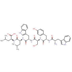 499773-69-2  L-Leucine, L-tryptophyl-L-tyrosyl-L-seryl-L-tryptophyl-L-leucyl-