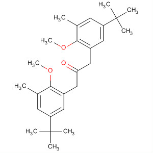 499776-20-4  2-Propanone, 1,3-bis[5-(1,1-dimethylethyl)-2-methoxy-3-methylphenyl]-