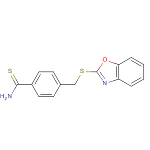 499776-84-0  Benzenecarbothioamide, 4-[(2-benzoxazolylthio)metil]-