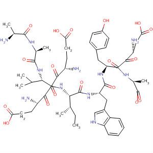 499777-68-3  L-Alanine,L-alanyl-L-alanyl-L-a-glutamyl-L-a-glutamyl-L-valyl-L-isoleucyl-L-tryptophyl-L-a-aspartyl-L-tyrosyl-