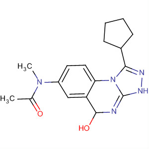499783-84-5  Acetamide,N-(1-cyclopentyl-3,5-dihydro-5-oxo[1,2,4]triazolo[4,3-a]quinazolin-7-yl)-N-methyl-