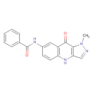 499791-13-8  Benzamide,N-(4,9-dihydro-1-methyl-9-oxo-1H-pyrazolo[4,3-b]quinolin-7-yl)-