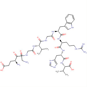 499797-09-0  L-Valine,L-a-glutamylglycylglycyl-L-valylglycyl-L-tryptophyl-L-arginyl-L-histidyl- 499797-09-0  L-Valine,L-a-glutamylglycylglycyl-L-valylglycyl-L-tryptophyl-L-arginyl-L-histidyl-