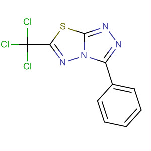 499797-13-6  1,2,4-Triazolo[3,4-b][1,3,4]thiadiazole, 3-phenyl-6-(trichloromethyl)-
