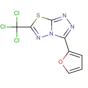 499797-21-6  1,2,4-Triazolo[3,4-b][1,3,4]thiadiazole, 3-(2-furanyl)-6-(trichloromethyl)-