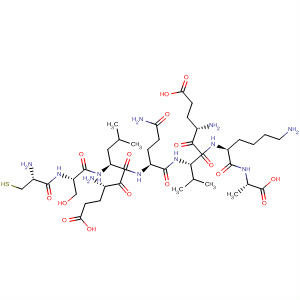 499977-63-8  L-Alanine,L-cysteinyl-L-seryl-L-a-glutamyl-L-leucyl-L-glutaminyl-L-a-glutamyl-L-valyl-L-lysyl-