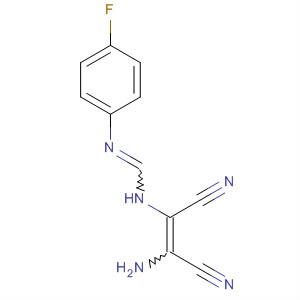 499983-03-8  Methanimidamide, N-(2-amino-1,2-dicyanoethenyl)-N'-(4-fluorophenyl)-