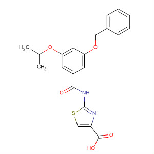 499989-38-7  4-Thiazolecarboxylic acid,2-[[3-(1-methylethoxy)-5-(phenylmethoxy)benzoyl]amino]-