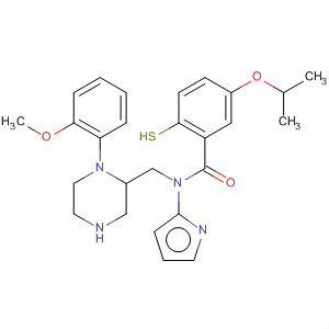 499990-34-0  Benzamide,3-[[4-(2-methoxyphenyl)-1-piperazinyl]methyl]-5-(1-methylethoxy)-N-2-thiazolyl-