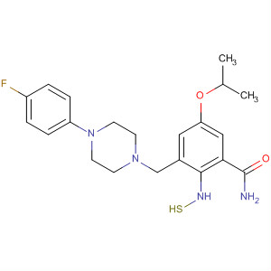 499990-35-1  Benzamide,3-[[4-(4-fluorophenyl)-1-piperazinyl]methyl]-5-(1-methylethoxy)-N-2-thiazolyl-