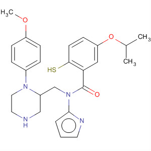 499990-36-2  Benzamide,3-[[4-(4-methoxyphenyl)-1-piperazinyl]methyl]-5-(1-methylethoxy)-N-2-thiazolyl-