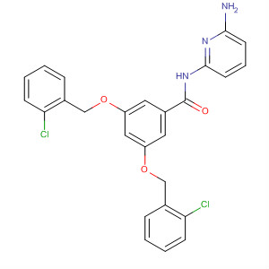 499991-01-4  Benzamide, N-(6-amino-2-pyridinyl)-3,5-bis[(2-chlorophenyl)methoxy]-