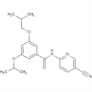 499991-23-0  Benzamide,N-(5-cyano-2-pyridinyl)-3-(1-methylethoxy)-5-(2-methylpropoxy)-