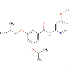 499991-46-7  Benzamide,N-(6-methoxy-4-pyrimidinyl)-3-(1-methylethoxy)-5-(2-methylpropoxy)-