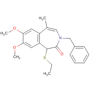 499993-06-5  2H-3-Benzazepin-2-one,1-(ethylthio)-1,3-dihydro-7,8-dimethoxy-5-methyl-3-(phenylmethyl)-