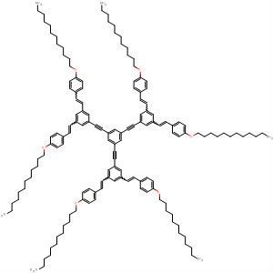 496043-82-4  Benzene,1,3,5-tris[[3,5-bis[2-[4-(dodecyloxy)phenyl]ethenyl]phenyl]ethynyl]-