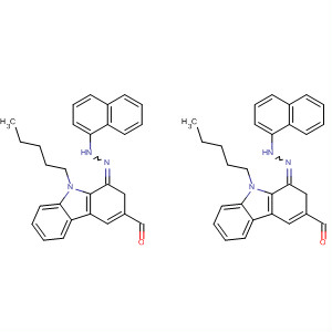 496044-43-0  9H-Carbazole-3-carboxaldehyde, 9-pentyl-, di-2-naphthalenylhydrazone