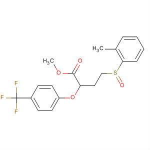 496050-37-4  Butanoic acid,4-[(2-methylphenyl)sulfinyl]-2-[4-(trifluoromethyl)phenoxy]-, methyl ester