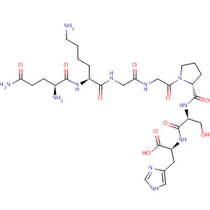 496051-70-8  L-Histidine, L-glutaminyl-L-lysylglycylglycyl-L-prolyl-L-seryl-